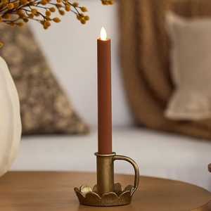 <b>Brass</b> <b>Candlestick</b> <b>Holder</b> with Handle Heat Resistant for Home Decoration - Product Image 1