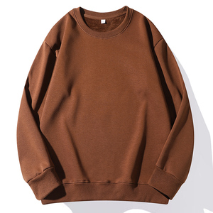 เสื้อสเวตเชิ้ตคอกลมผ้าฝ้ายเฟรนช์เทอร์รี่เนื้อหนาปักโลโก้ตามสั่งสำหรับผู้ชายและผู้หญิง - Product Image 4