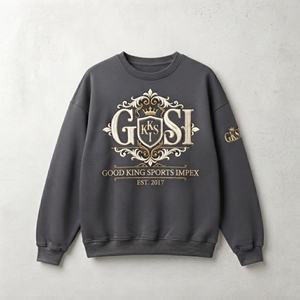 เสื้อสเวตเชิ้ตคอกลมลายกราฟิกสำหรับผู้ชายแบบสั่งทำ ขายส่ง เสื้อสเวตเชิ้ตปักลายพรีเมียม สตรีทแวร์ ผู้ผลิต OEM - Product Image 1
