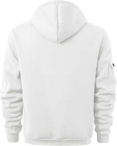 ชุดเซ็ตเสื้อฮู้ดและกางเกงวอร์มผู้ชายผ้าฟลีซสำหรับฤดูหนาว มีกระเป๋าหลายช่อง ซิป ติดกระดุม  แบบ 2 ชิ้น  สามารถสั่งทำพิเศษได้ - Product Image 6