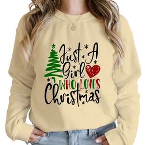 LAAL SPORTS Sweat-shirt à manches longues et col ras du cou pour femmes 100% coton Casual Wear Hoodie avec logo avant respirant anti-rides - Product Image 6