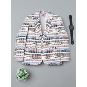 เสื้อเบลเซอร์สำหรับเด็กผู้ชายลายทางหลายเส้น - Product Image 4