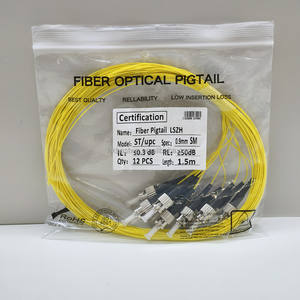 Cable de Fibra Óptica OEM ST/UPC Monomodo/Multimodo OM2 G652D 0.9mm LSZH 12 Hilos 1.5m FTTH FTTX 850-1550nm - Product Image 3