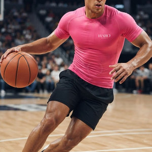 Chemise de compression de sport respirante et anti-transpiration pour hommes, manches longues, pour le football, la course à pied et l'entraînement - Product Image 4