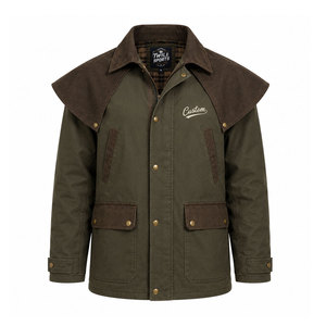 Nouveau Trench-coat Homme Tendance à Lacets, Amincissant et Sculptant la Silhouette, avec Col Marron – Vente en Gros Automne - Product Image 1