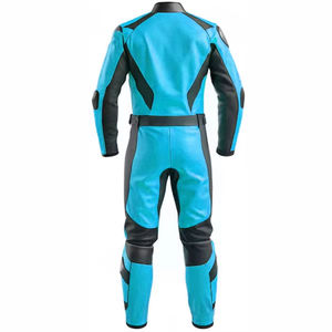 Combinaison de moto en cuir pour homme, équipement de moto et automobile, avec protections, pour la conduite et les courses, plusieurs couleurs - Product Image 3