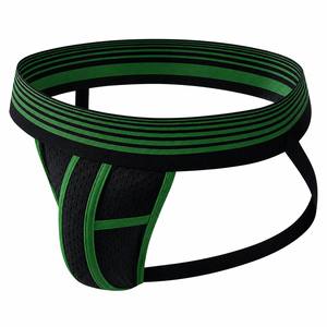 Ropa Interior Masculina Tipo Jockstrap de Malla, Transpirable, Ligera, con Cintura Elástica, Cómoda, con Soporte, para Fiestas, Clubes, Ropa Deportiva - Product Image 3