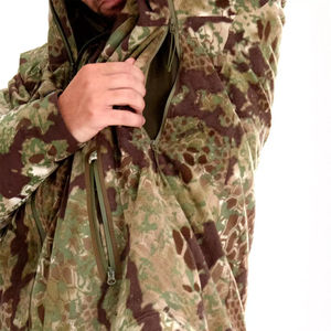 Veste tactique softshell sur mesure grande taille, écologique, imperméable, respirante, avec fermeture éclair, doublure amovible pour l'hiver, pour l'extérieur - Product Image 4