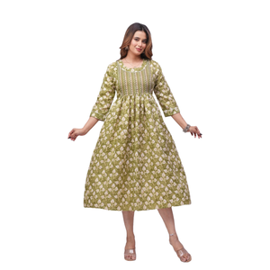 Vestido de Maternidad Casual Premium para Mujer, Vestido Moderno para Uso Diario al Mejor Precio - Product Image 1