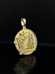 Colgante Personalizado de Diamante Helado con Símbolo de Infinito, Chapado en Plata 925, Corte Brillante Redondo, Microincrustaciones, Estilo Hiphop, Amuleto Unisex - Product Image 1