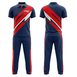 Bulk Custom <b>Cricket</b> Uniforms Breathable Printed | Unlimited Sublimation Design Options for Men Women Adults Polo Shirt Trouser - Product Image 1