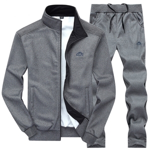 Conjunto Deportivo Azul Marino para Hombre, Sudadera con Cremallera de Manga Larga, Bolsillos Laterales, Estilo Deportivo Casual de Invierno, Corte Regular, Diseño 2 en 1 - Product Image 5