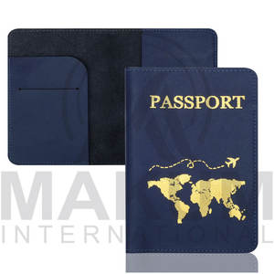 MAKUM INTERNATIONAL - Porta Pasaportes Unisex de Cuero Genuino, Ligero, Resistente al Agua, Personalizable, para Viajes - Product Image 2