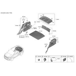 Repuestos y Accesorios para Autos y Camionetas Seltos Nuevos 85715Q5000 - Product Image 2