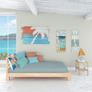 Nouveau léger Super doux Hippie Koala Animal oeuvre décorative taie d'oreiller facile d'entretien taille Standard housse de coussin - Product Image 5