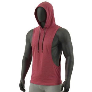 Débardeur de sport respirant à séchage rapide en Spandex/Coton pour homme – Idéal pour l'entraînement estival et le fitness, avec broderie - Product Image 4
