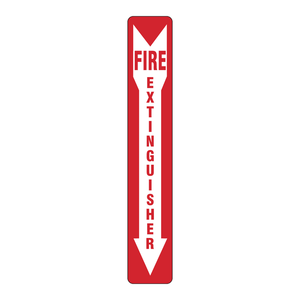 Señal de Extintor de Incendios de PVC Brady - Impresión UV, Advertencia de Seguridad para Interiores y Exteriores - Product Image 3
