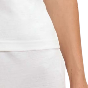 T-shirt décontracté pour femme en mélange de lin à manches courtes, léger, respirant, haut d'été doux et confortable, coupe décontractée, vêtement de tous les jours - Product Image 5