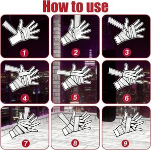 Bandes de maintien pour les mains de boxe pour enfants, en néoprène de haute qualité, support de poignet professionnel, protection pour la musculation - Product Image 4