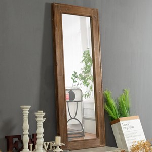 Teak Wood Minimalist Frame <b>Mirror</b> | Scandinavian Luxury <b>Wall</b> <b>Mirror</b> Wholesale - Product Image 4