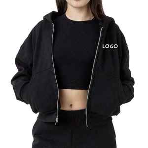 High Resilient Hoodie Modern Casual Wardrobe <b>Staple</b> Stylish Summer Layering Women Summer Hoodie - Product Image 2