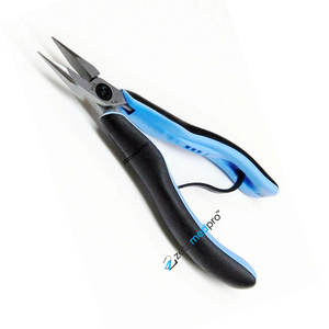 Alicates de Punta de Cadena de Acero Inoxidable de Súper Calidad con Mangos Micro-Touch y Resorte Biológico, Herramienta para Fabricación de Joyas BY ZETOMED PRO - Product Image 4