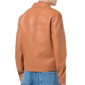 แจ็คเก็ตหนังแท้คุณภาพดีที่สุดสำหรับผู้ชาย รุ่นยอดนิยม คุณภาพเยี่ยม ระบายอากาศได้ดี  แจ็คเก็ตหนังผู้ชายแบบสั่งทำพิเศษ - Product Image 5