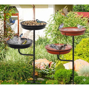 Bain d'oiseaux décoratif pour jardin - Product Image 4