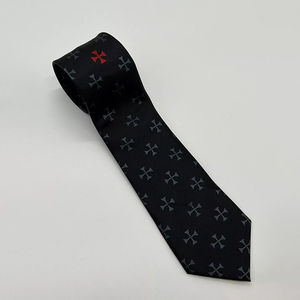 Corbata Masónica Templaria KT 2026 Hecha a Medida, Regalia de Seda de Alta Calidad para Hombre, Accesorios Masónicos Hechos a Mano - Product Image 1