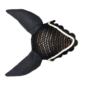 Cache-oreilles et voile anti-mouches en polyester personnalisables de haute qualité pour chevaux, avec service OEM/ODM, vente en gros - Product Image 3