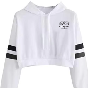 Winter Warm Cropped Hoodie Men <b>Thick</b> <b>Fleece</b> Boxy Fit Long Sleeve Pullover Outdoor Streetwear Hoodie Top - Product Image 1