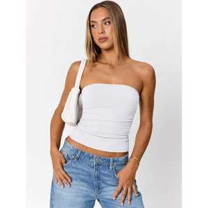 Top sin Tirantes Más Vendido para Mujer, Bralette Elástico con Relleno Desmontable, Top Bandeau Tipo Tubo - Product Image 5