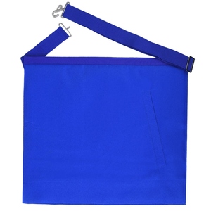 Tablier d'officier de Loge Bleue pour Gardien Supérieur avec franges argentées et languettes latérales, Régalia Maçonnique, Vêtement de Loge Cérémoniel de Qualité Supérieure pour Franc-Maçon - Product Image 5