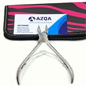 Vente en gros de coupe-ongles professionnels de luxe en acier inoxydable, à pointe fine et droite, pour une coupe précise des cuticules, soins des ongles, manucure et pédicure - Product Image 1