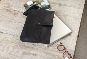 Genuine Leather <b>Laptop</b> <b>Sleeve</b> Bag Personalized Protective Cover for Pro LLS-0083 - Product Image 4