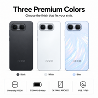 Smartphone 5G Original 2026 vivo IQOO Neo 11 Ultra Dimensity 9500M 9100mAh 100W 2K 144Hz AMOLED Téléphone de jeu