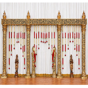 Scène de danse classique indienne élégante Arangetram USA, scène de réception de mariage de luxe style Bollywood, scène d'inspiration marocaine USA - Product Image 1