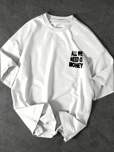 Camiseta de Alta Calidad con Estampado, Estilo Casual y Urbano para Hombre, Manga Corta, a la Moda, Ropa de Verano - Product Image 2