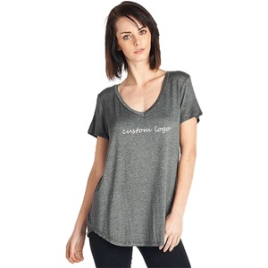 Camiseta de manga corta de línea larga personalizada para mujer, ropa deportiva unisex de gran tamaño, hip hop, venta al por mayor - Product Image 1