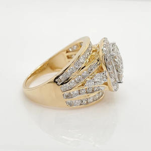 Anillo de Moissanita con Engaste de Puntas, Chapado en Oro de 14K, Plata de Ley, Anillo Clásico Unisex, Joyería Única para Compromiso - Product Image 3