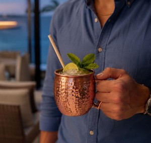 Premium Copper Coffee <b>Cup</b> Handmade Stylish Mug for Beverage Serving in Home Restaurant and Hotel <b>Settings</b> - Product Image 1