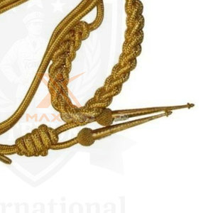 Aiguillettes en fil de métal tressé, cordon ornemental, accent de décoration pour épaule, accessoire de vêtement formel, fourniture d'usine - Product Image 4