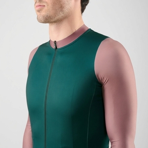 Maillot de Ciclismo Personalizado, Transpirable, de Secado Rápido, Verano, Corte Ajustado, Cierre de Cremallera, Manga Corta, Uniforme de Entrenamiento - Product Image 4