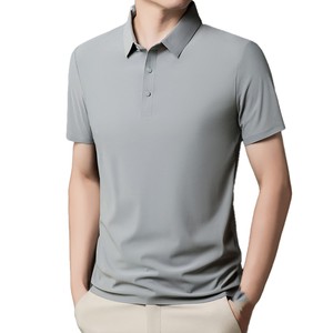 Polo de Algodón Premium para Hombre, Manga Corta, Estilo Casual para Golf, Transpirable, Color Sólido, Estilo Ejecutivo, Aspecto Elegante, ODM OEM - Product Image 4