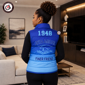 Nouveauté 2024, veste matelassée imperméable Zeta Amicae avec logo personnalisé, respirante, coupe-vent, broderie 3D, vente chaude - Product Image 2
