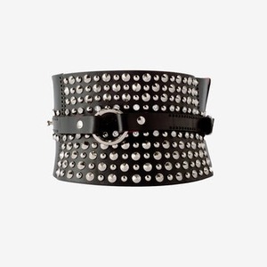 Women Genuine Leather <b>Corset</b> <b>Belt</b> Studs Detailed Sample & Customization Available - Product Image 1