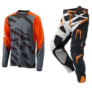 Conjunto de Equipamiento de Motocross Personalizado, Resistente al Viento, Transpirable, Anti-UV, Tallas Grandes, Pantalones y Jersey de Carreras Enduro, Servicio OEM - Product Image 3
