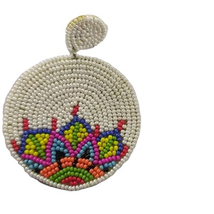 Pendientes Colgantes con Cuentas de Diseño Clásico Bohemio, Multicolor, Tamaño Personalizado, Unisex, con Forma de Flor y Número, Regalo de Boda - Product Image 1