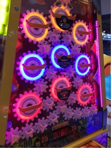 Coin Operated Ball Drop Golden Gear Lite Luck Ticket Redemption <b>Arcade</b> <b>Machine</b> for Kids Adults Indoor - Product Image 3