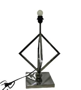 Lámparas DE MESA DE ACERO INOXIDABLE hechas de tubos SS de alta calidad con accesorios certificados utilizados en hogares y oficinas con pantallas personalizadas - Product Image 1